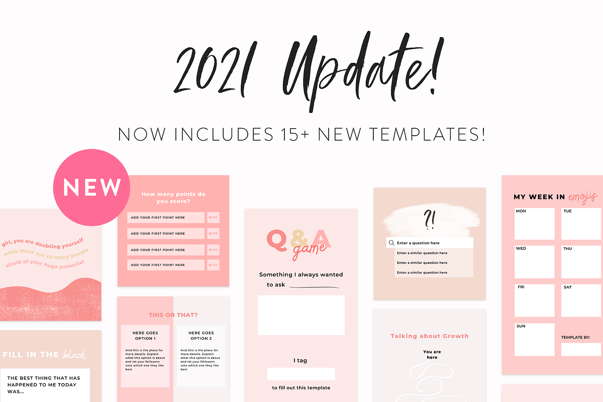 Engagement Instagram Boost Bundle, a Social Media Template by My Social Boutique (Photo 16 of 27)