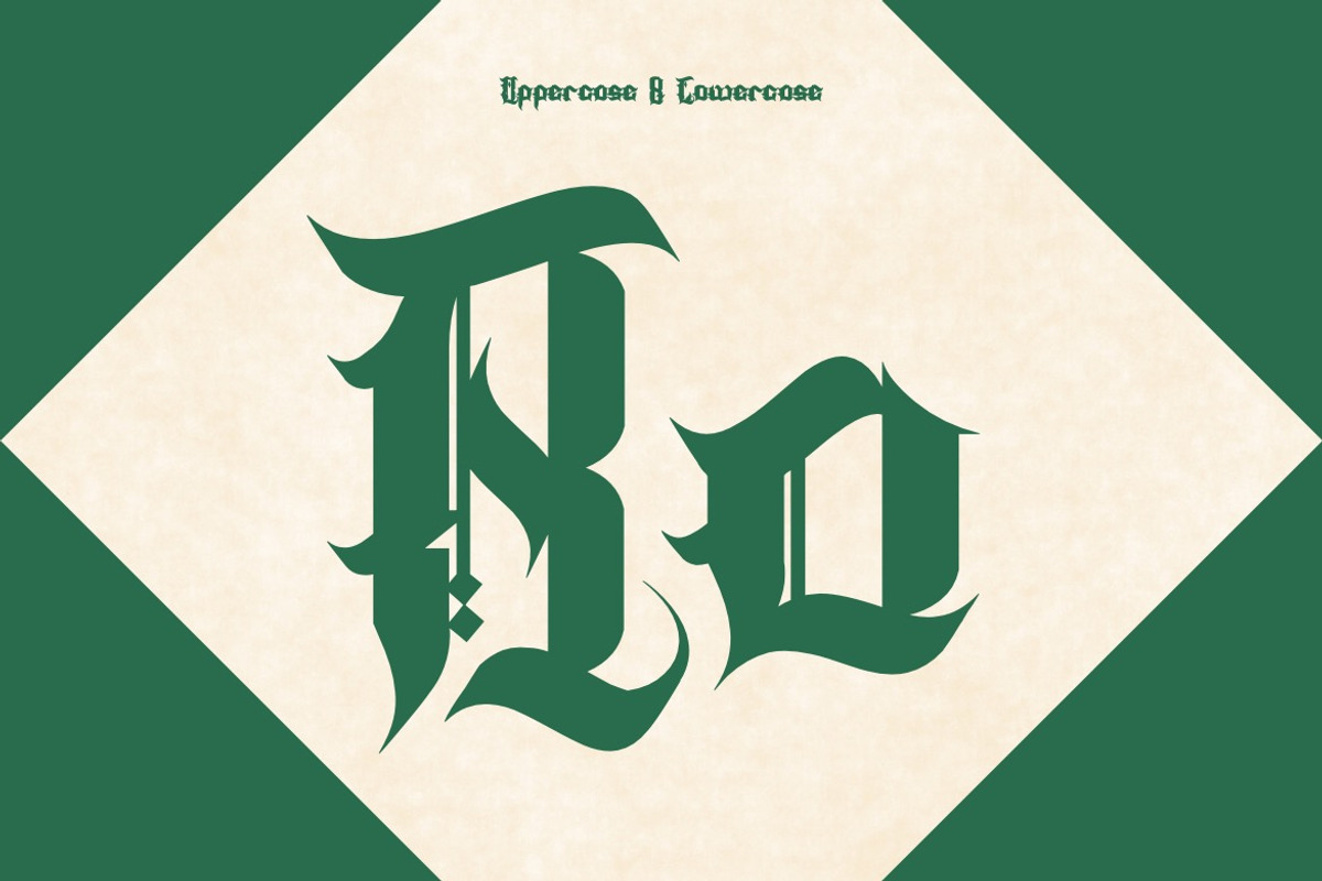Asterixot - Modern Blackletter Font, a Blackletter Font by Dhabee (Photo 2 of 17)