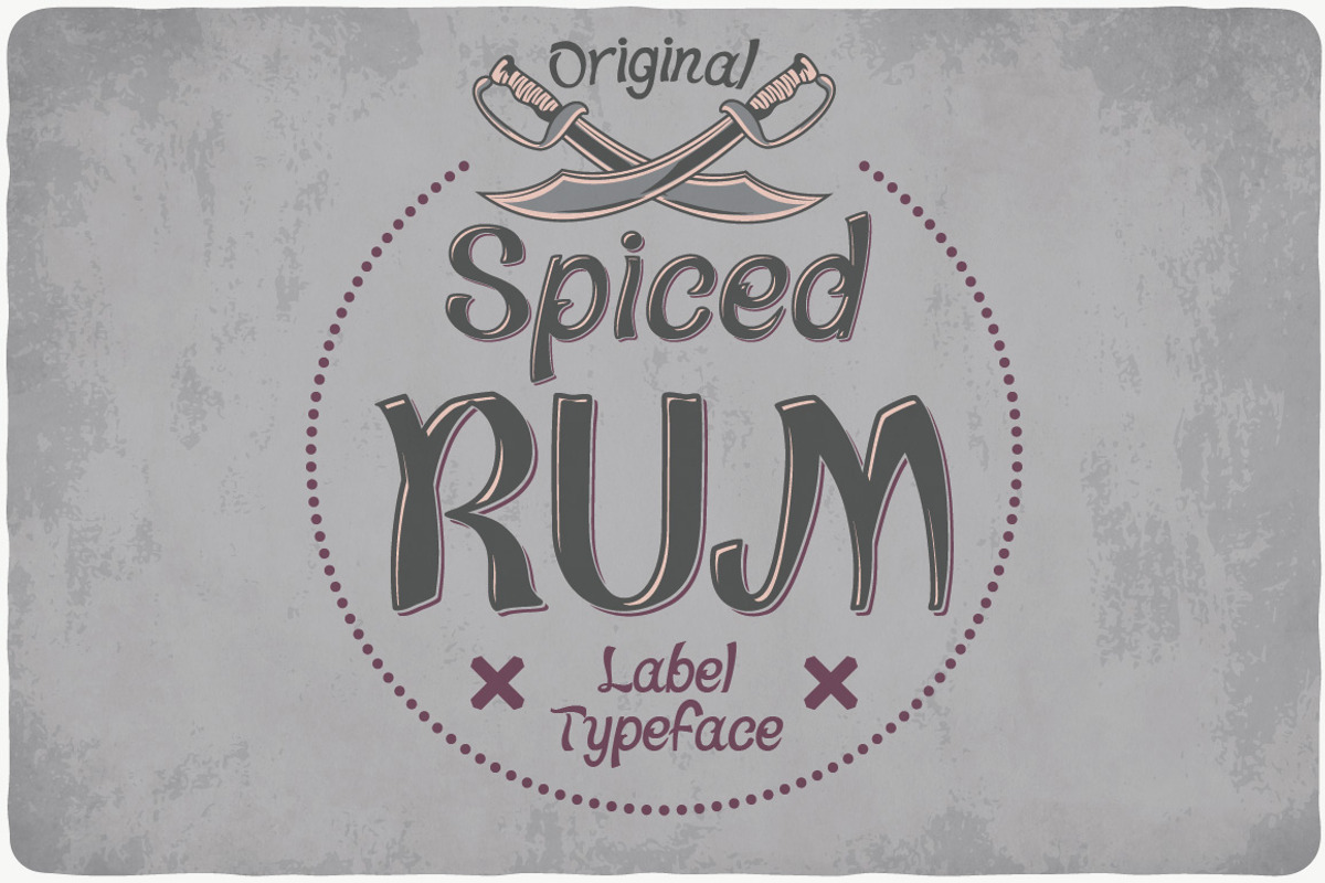 Spiced Rum Typeface