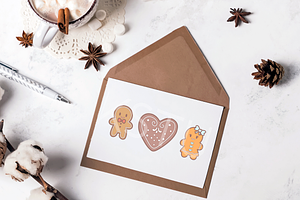 Procreate Stamps - Gingerbread Men