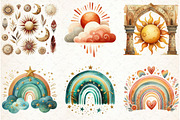 Boho Rainbow Bundle, an Illustration by Libby Wishes (Thumbnail 12 of 12)
