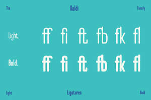 Kaldi Font Family