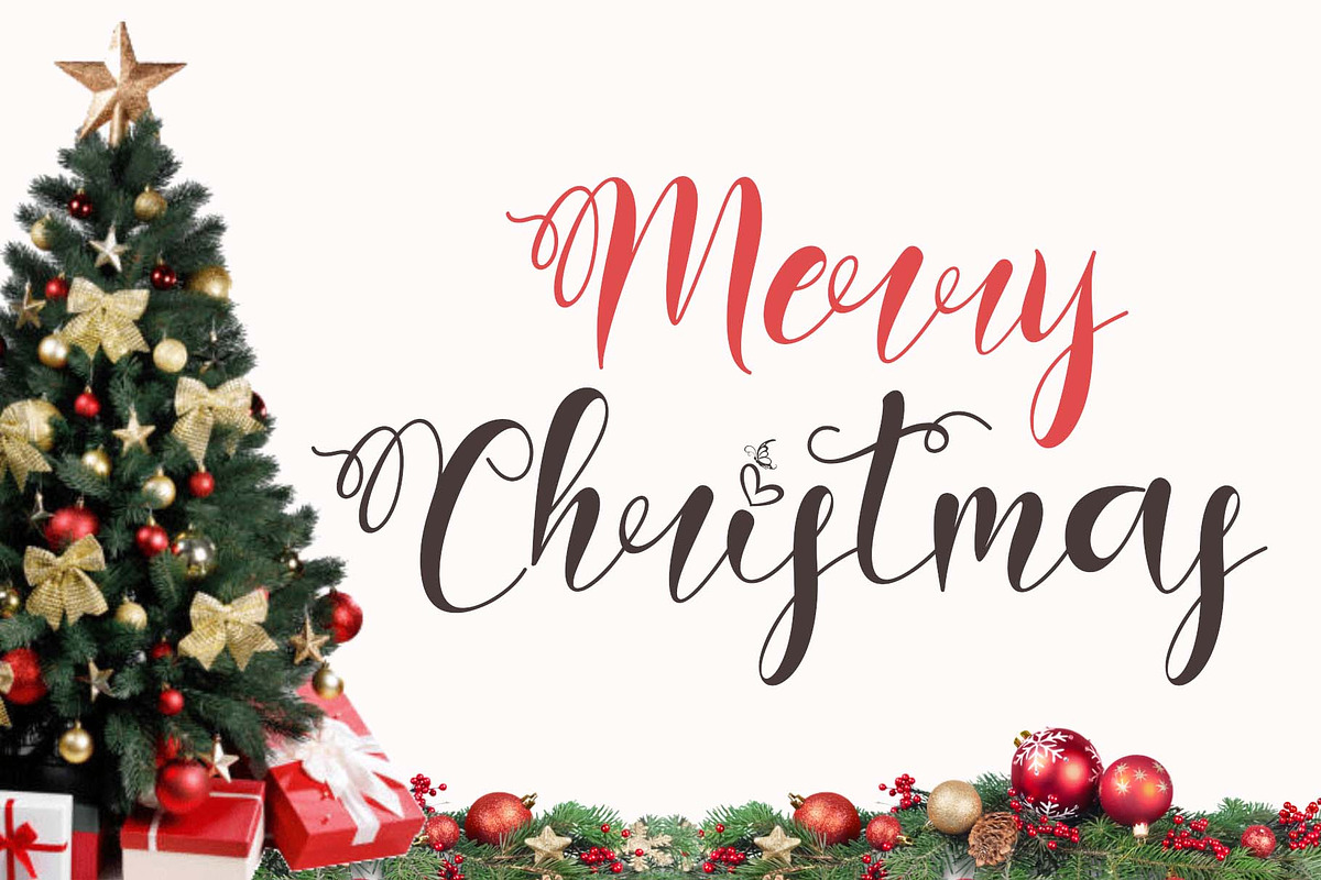 Butter Christmas, a Handwritten Font by Yoga Letter (Photo 2 of 5)