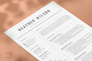 Professional Resume CV Template, a Resume Template by MAM Design (Thumbnail 4 of 10)