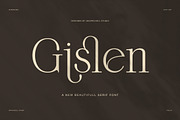 Gislen Elegant Serif Font, a Serif Font by Graphicxell (Thumbnail 1 of 8)