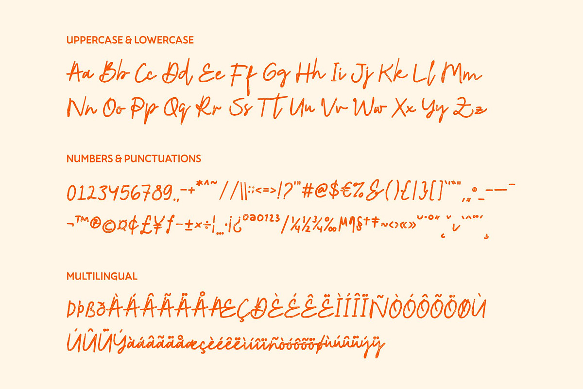CS Mileya Stamp, a Script Font by Craft Supply Co. (Photo 8 of 8)