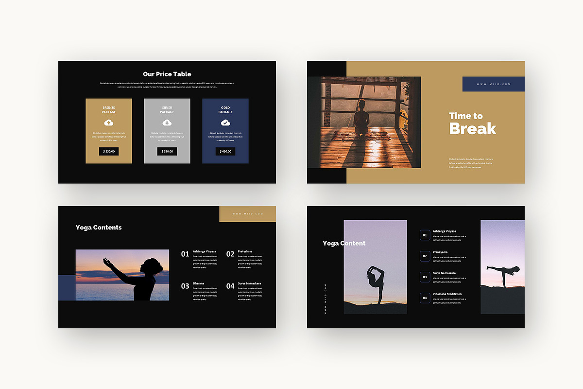 Miio : Yoga Class Google Slides, a Presentation Template by Punkl Camp (Photo 15 of 16)