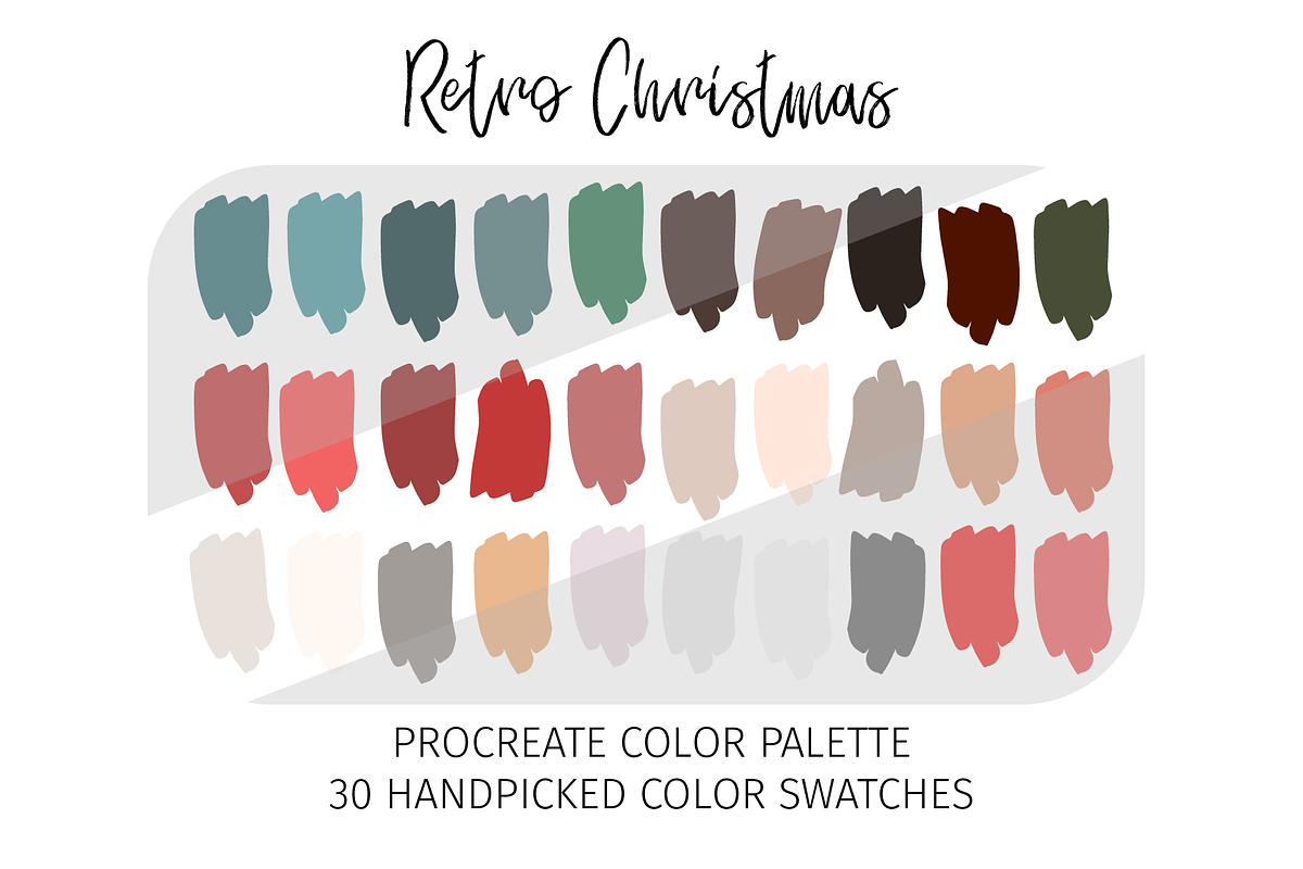 Procreate Christmas Color Palettes, a Palette Add-On by STUDIO 17 (Photo 3 of 11)