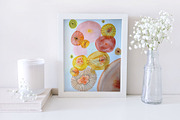 All White Frame Mockup, a Print Template by SunnyTangerine Stock (Thumbnail 4 of 4)