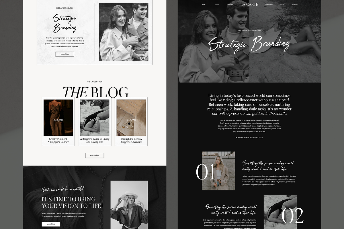 Editorial Showit Website Template, a Websites & App Template by pageparadise (Photo 6 of 10)