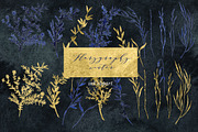 Florygraphy winter. Ink clipart., an Illustration by LABFcreations (Thumbnail 3 of 4)