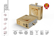 squarebox Mock Up, a Cups & Container Mockup by akropol (Thumbnail 2 of 15)