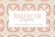 Peaches and Sage Seamless Patterns, a Pattern Graphic by TheLegacyBrandingCo (Thumbnail 12 of 14)