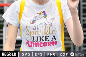 Sparkle Like A Unicorn SVG