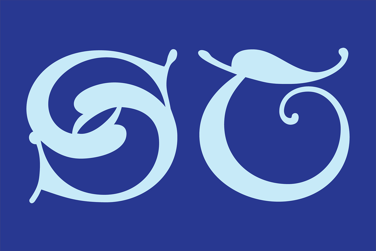 Gothic Initials Nine Font, a Script Font by GG Design (Photo 11 of 14)
