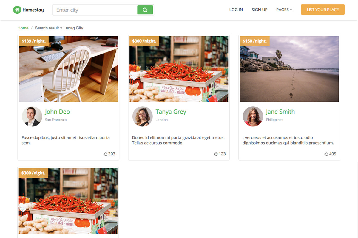 Homestay - Responsive Template, a Bootstrap Template by erwinagpasa.com (Photo 3 of 5)
