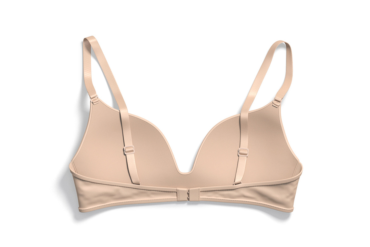 Women's Beige Pink Bra 3D Model, an Object 3D Model by rebrandy (Photo 4 of 8)