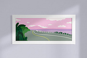 Nature landscapes with road set, a Seasonal Illustration by Good Studio (Thumbnail 7 of 7)