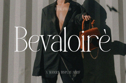 Bevaloire | A Modern Display Serif