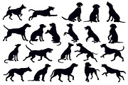 Collection of dog silhouettes, an Illustration by Creative_View (Thumbnail 5 of 5)