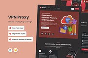 Phantom - VPN Proxy Landing Page V2, a Landing Page Template by twinstd (Thumbnail 1 of 5)