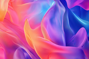 Abstract Colorful Waves Flowing Desi, a Photo by Pixeness Studio