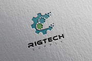 Rigtech Logo Template, a Branding & Logo Template by N_thirteen (Thumbnail 2 of 3)
