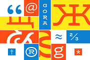 Gora – Regular & Bold, a Slab Serif Font by Russian Fonts (Thumbnail 9 of 10)