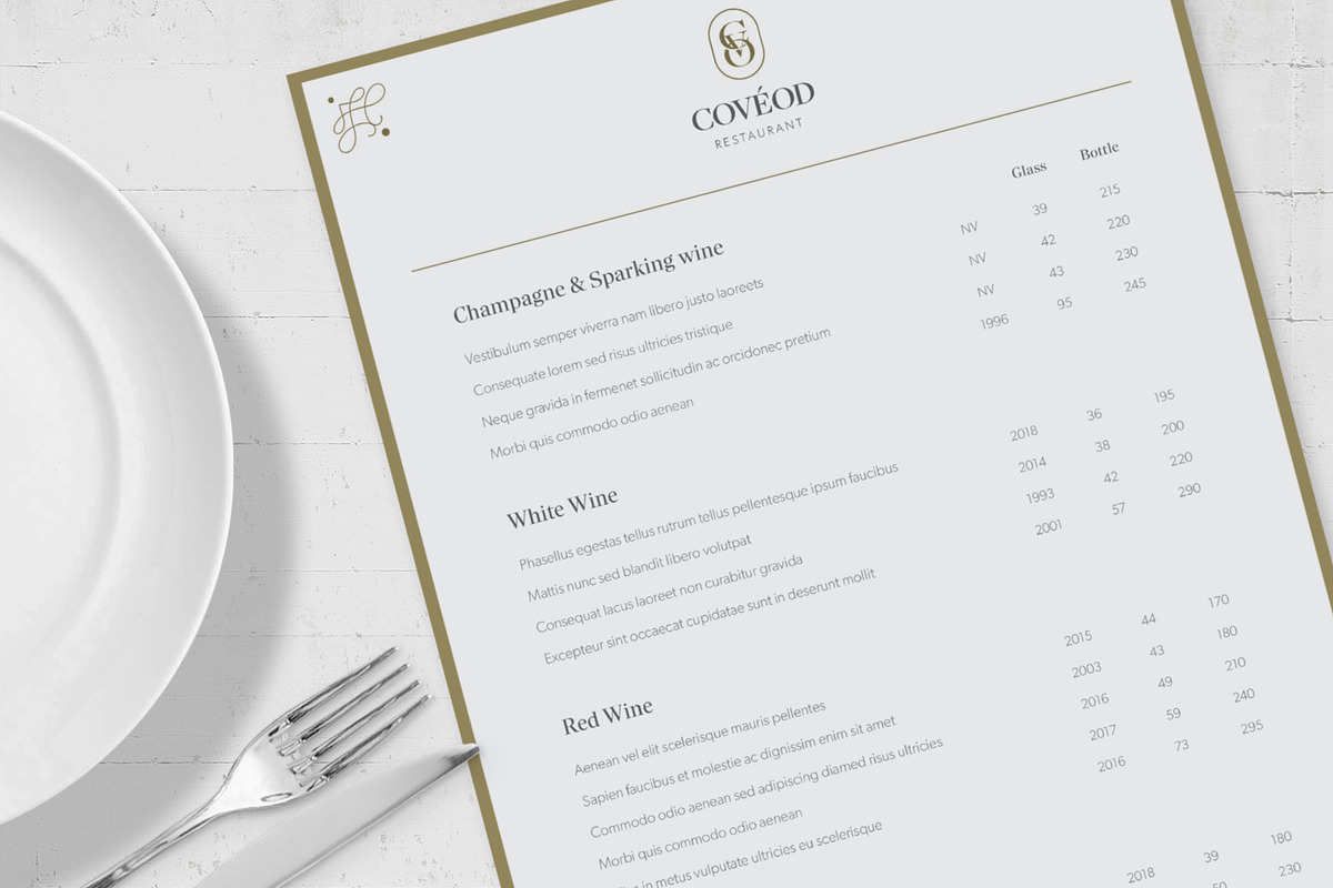 Wine List Template, a Flyer Template by BrandPacks (Photo 4 of 5)