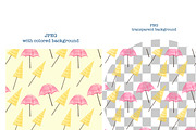 Summer Beach Seamless Pattern, a Decorative Illustration by Oleksandra Illustrates (Thumbnail 6 of 11)