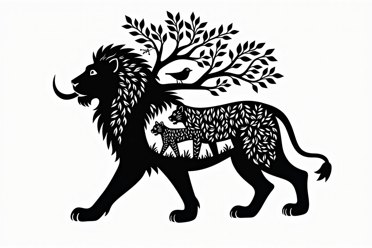 Lion Silhouette Vector Illustration,, an Illustration by Amazin_art (Photo 16 of 21)