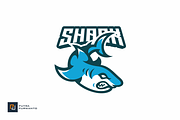Angry Shark Mascot Logo, a Branding & Logo Template by putra_purwanto (Thumbnail 2 of 2)