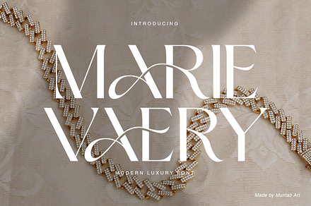Marie Vaery Luxury Font