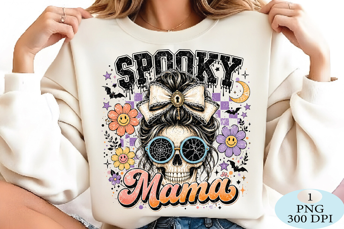 Spooky Mama Png,Halloween PNG, a Seasonal Illustration by Daily.Designs (Photo 2 of 5)
