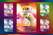 Spring Summer Vibes Flyer Template, a Flyer Template by angelicafx (Thumbnail 1 of 2)
