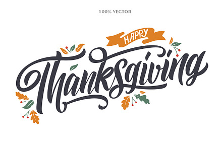 Happy Thanksgiving Logotype