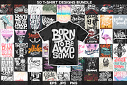 50 T-Shirt designs collection, an Illustration by Urbanshop (Thumbnail 1 of 10)