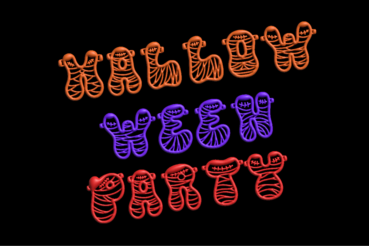 Frankyween Funny Decorative Font, a Handwritten Font by Kanink Studio (Photo 7 of 9)