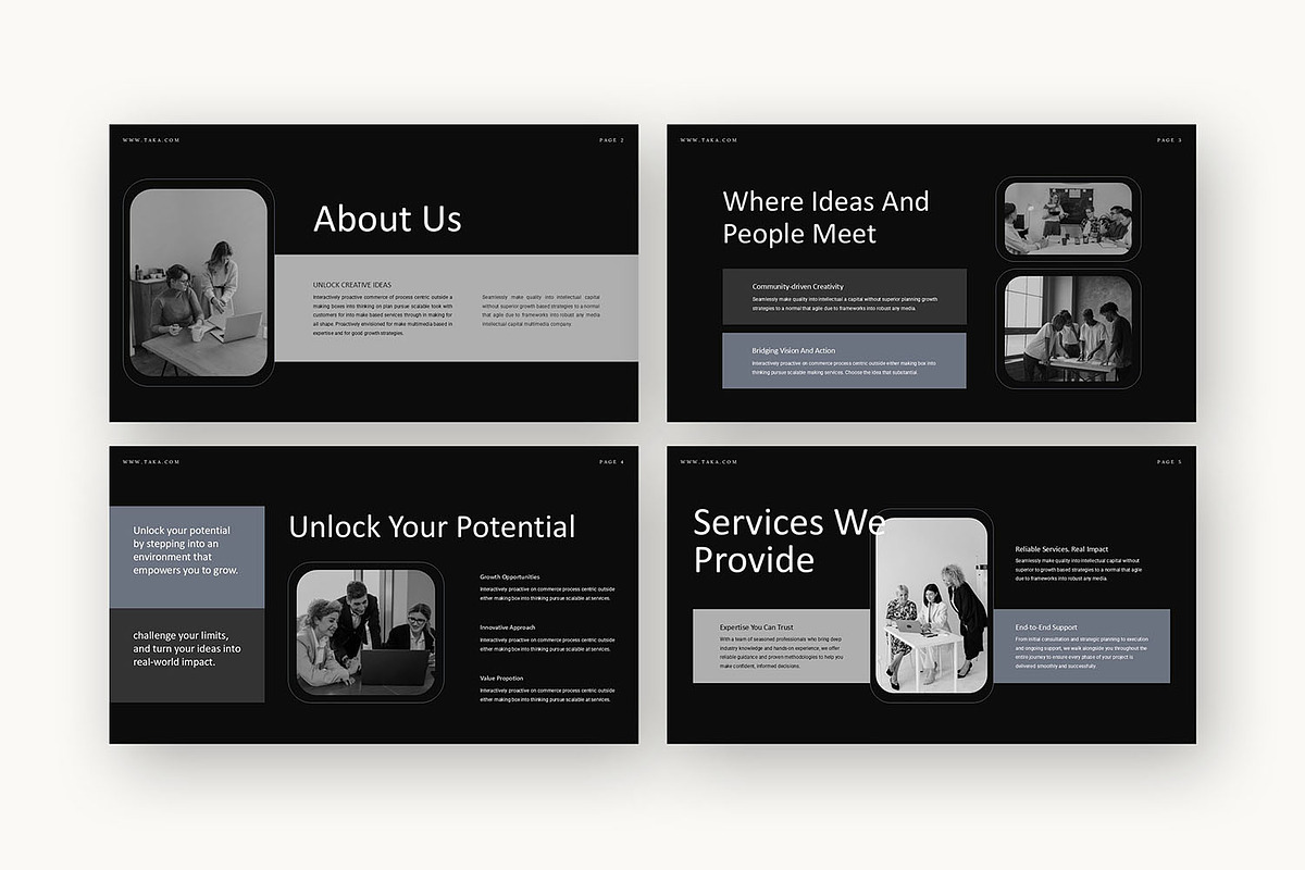 Taka : Pitch Deck Kit Keynote, a Presentation Template by Punkl Camp (Photo 14 of 16)