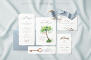 Forest Wedding Illustrations, a Decorative Illustration by Aquarellina (Thumbnail 9 of 32)