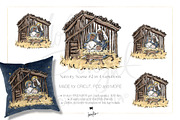 Nativity Scenes Holy Family Clipart, a Seasonal Illustration by KaramfilaS (Thumbnail 7 of 12)