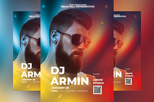 Dj Armin Vol.2 Flyer Template