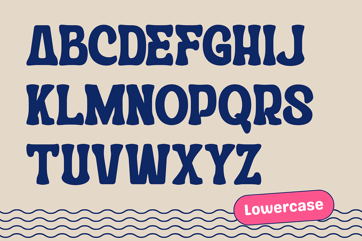 Calyra Retro - Extrude Surfing Font, a Sans Serif Font by Nirmana Visual (Photo 8 of 16)