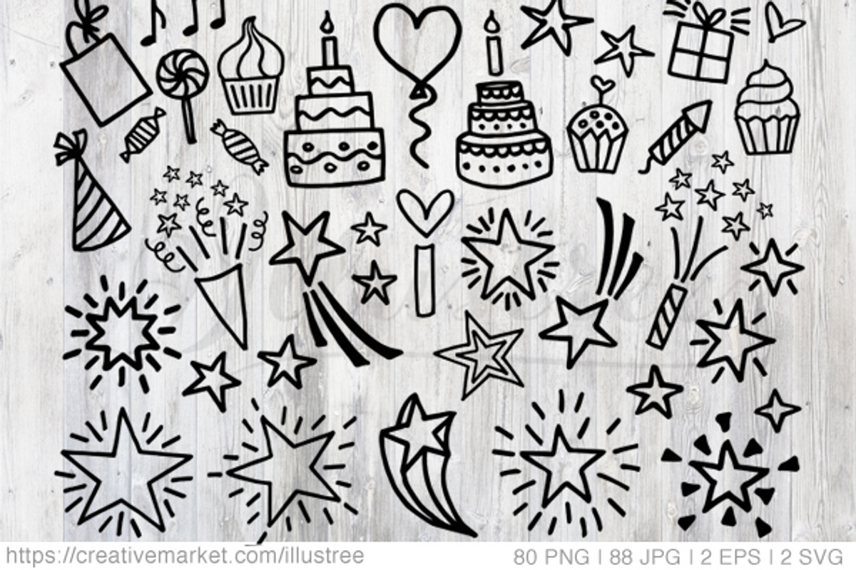Celebration, party, birthday clipart, an Object Graphic by Illustree (Photo 2 of 5)