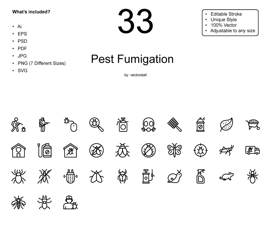 Pest Fumigation, an Icon by Vector Stall