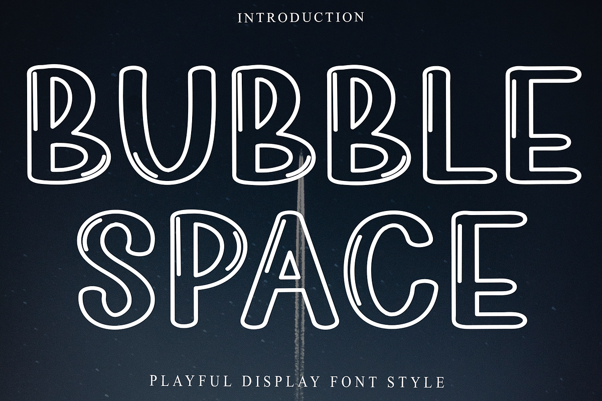 Bubble Space, a Serif Font by InermediaSTUDIO (Photo 7 of 8)