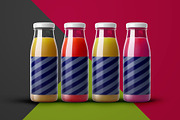 Juice Bottle Mockup Set, a Cups & Container Mockup by Deeplab (Thumbnail 4 of 14)
