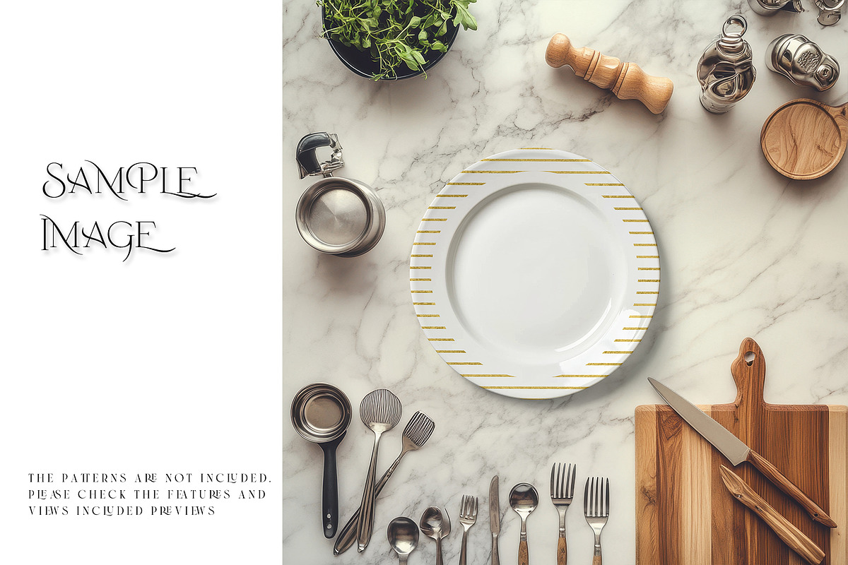 Plate Mockups PNG & PSD, a Product Mockup by mock-ups (Photo 9 of 16)