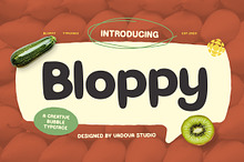 Bloppy – Creative Bubble Typeface