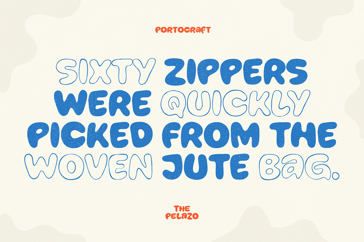 The Pelazo – Playful Retro Bubble, a Handwritten Font by Portocraft (Photo 3 of 10)
